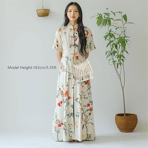 Crossbody Purse Women Cotton Boho Fringe Beach Bag Shoulder Macrame Summer - Picture 8 of 9